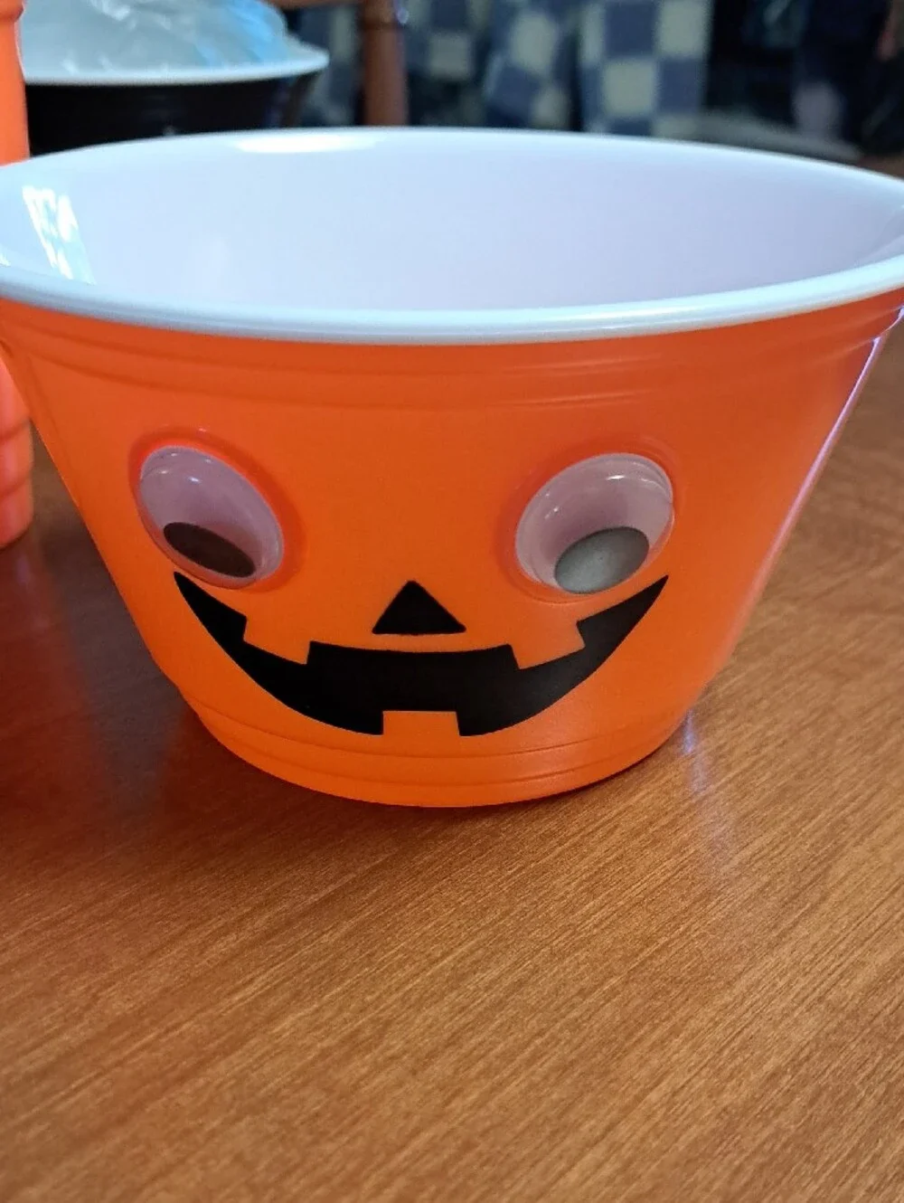 Halloween Pumpkin Party Cups and Bowls - Orange & Black